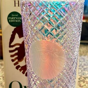 Starbucks Holographic Diamond Tumbler